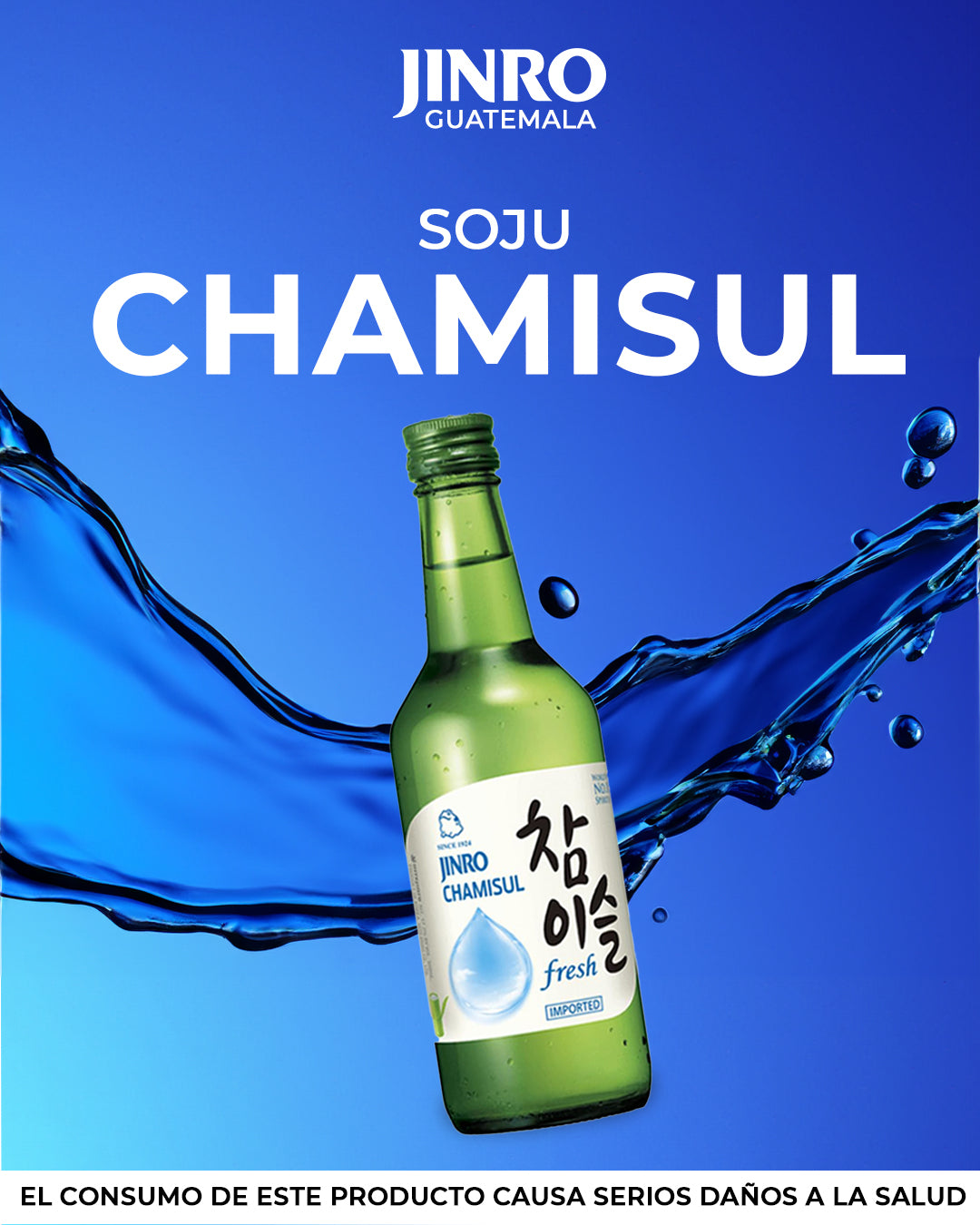 Caja Jinro Chamisul Fresh Soju (20) - 진로 참이슬 Fresh
