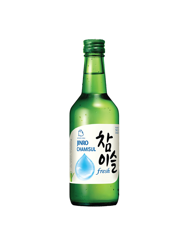 Caja Jinro Chamisul Fresh Soju (20) - 진로 참이슬 Fresh