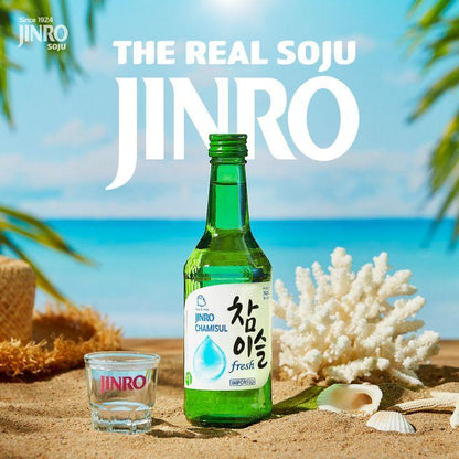 Caja Jinro Chamisul Fresh Soju (20) - 진로 참이슬 Fresh