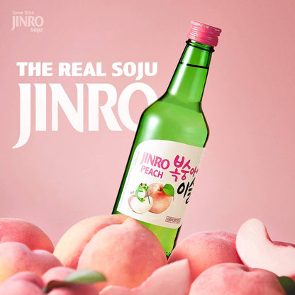 Caja Jinro Peach Soju (20) - 진로 복숭아에 이슬