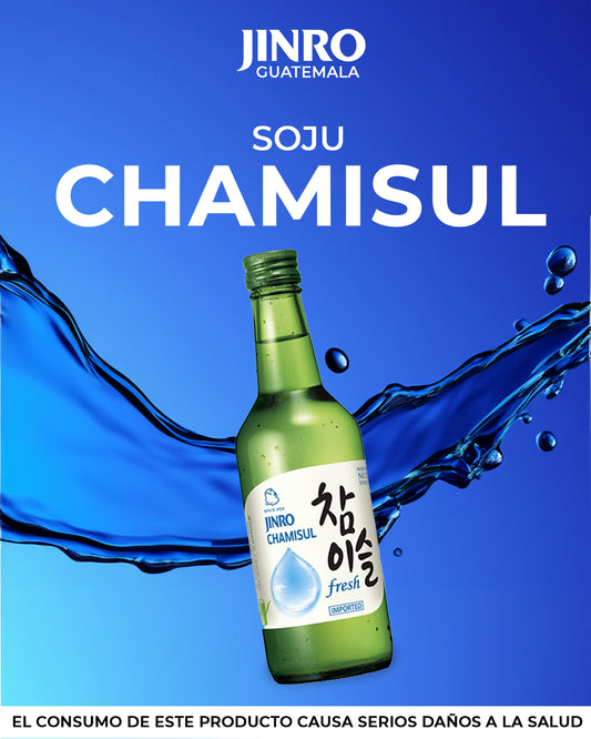 Caja Jinro Chamisul Fresh Soju (20) - 진로 참이슬 Fresh