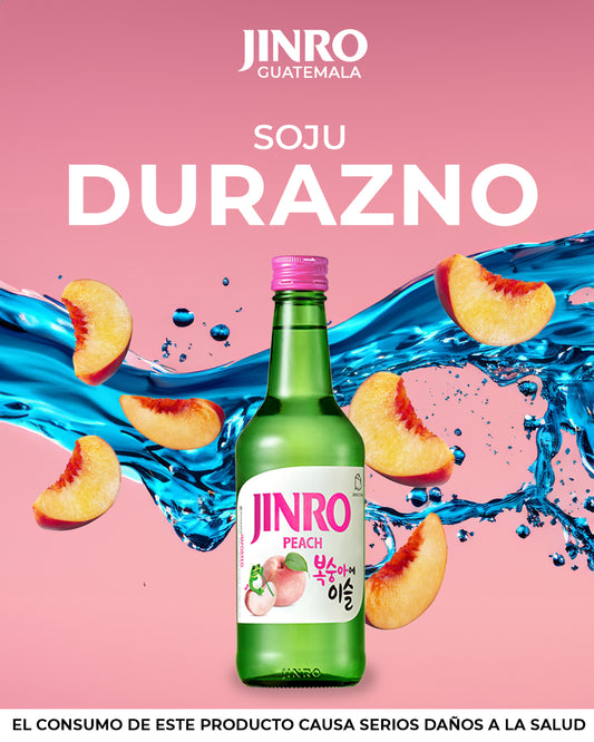 Caja Jinro Peach Soju (20) - 진로 복숭아에 이슬