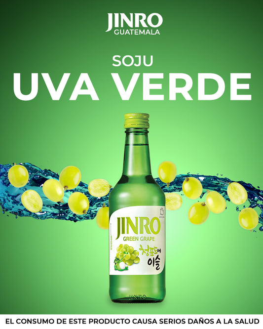 Caja Jinro Green Grape Soju (20) - 진로 청포도에 이슬