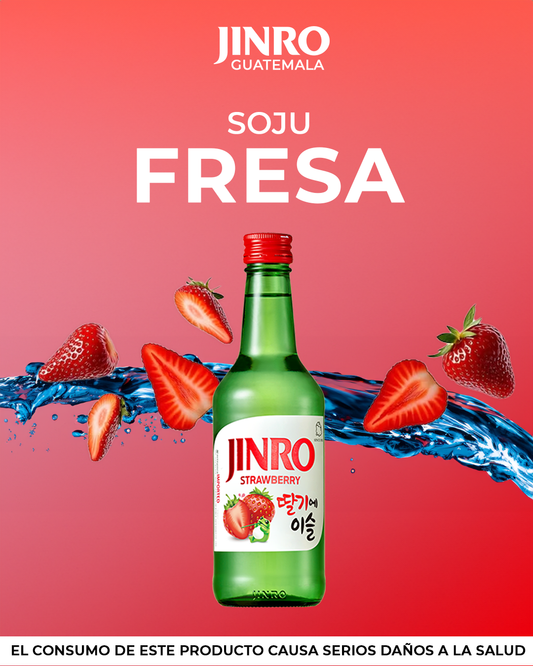 Caja Jinro Strawberry Soju (20) - 진로 딸기에 이슬