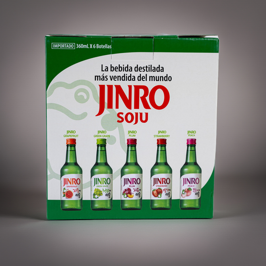 SOJU JINRO 6 PACK - 진로 소주 6팩