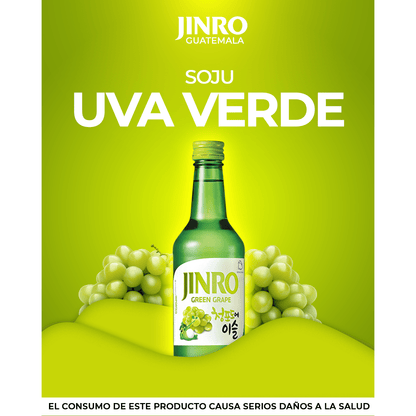 Caja Jinro Green Grape Soju (20) - 진로 청포도에 이슬 - JinroGT