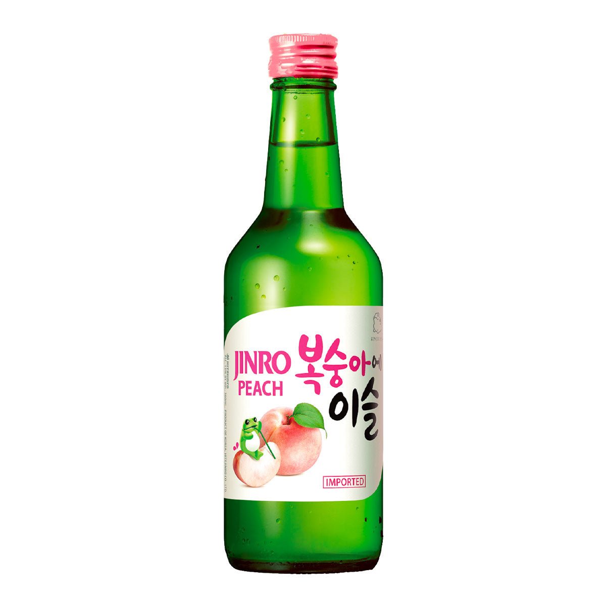 Caja Jinro Peach Soju (20) - 진로 복숭아에 이슬 - JinroGT