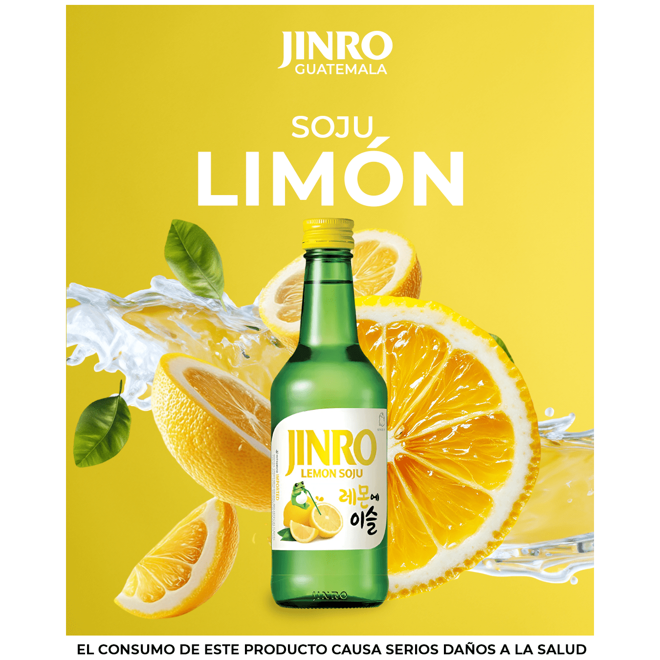 CAJA SOJU JINRO LIMON (20) - 진로 레몬에 이슬 - JinroGT