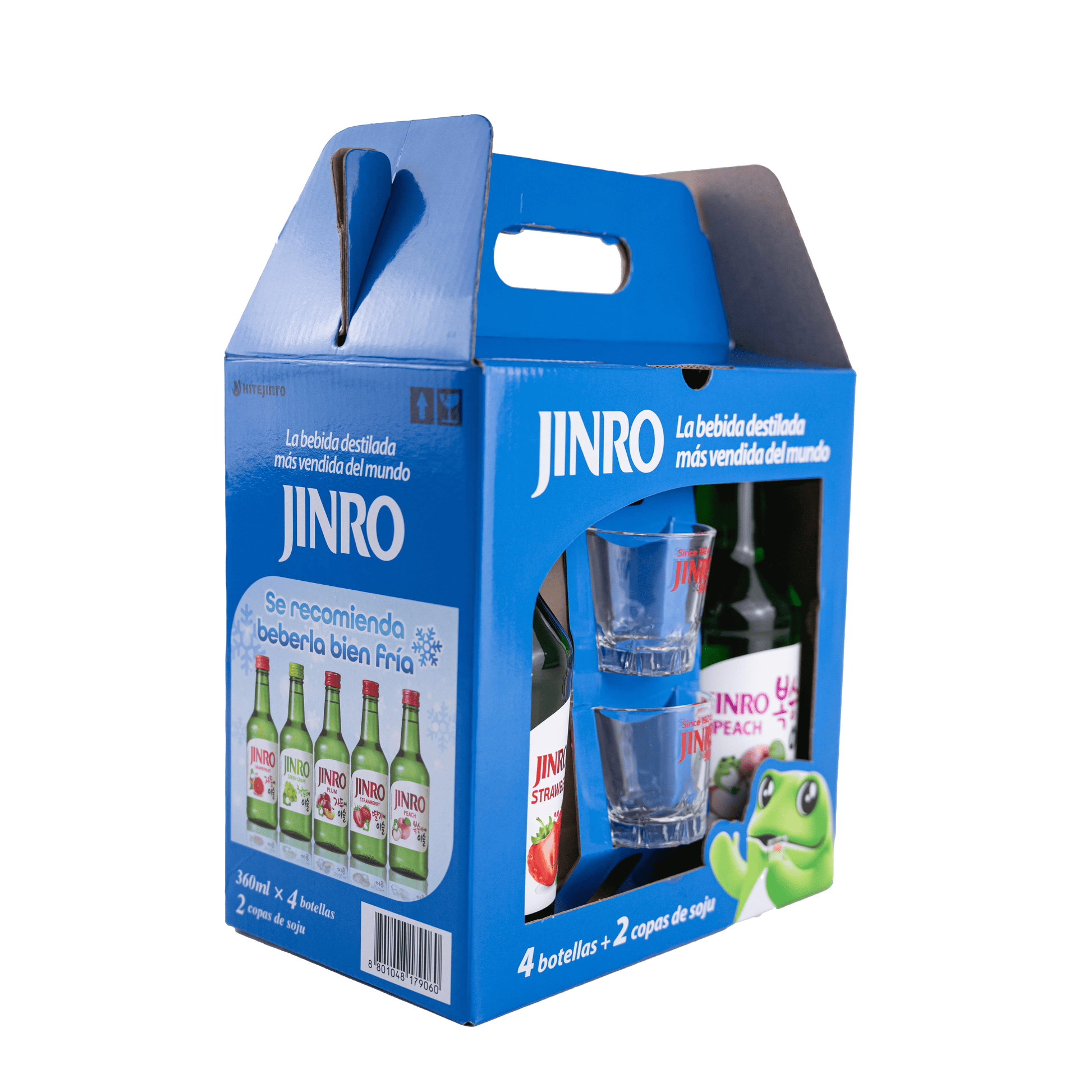 Jinro Pack 4 + Dos Copitas - JinroGT