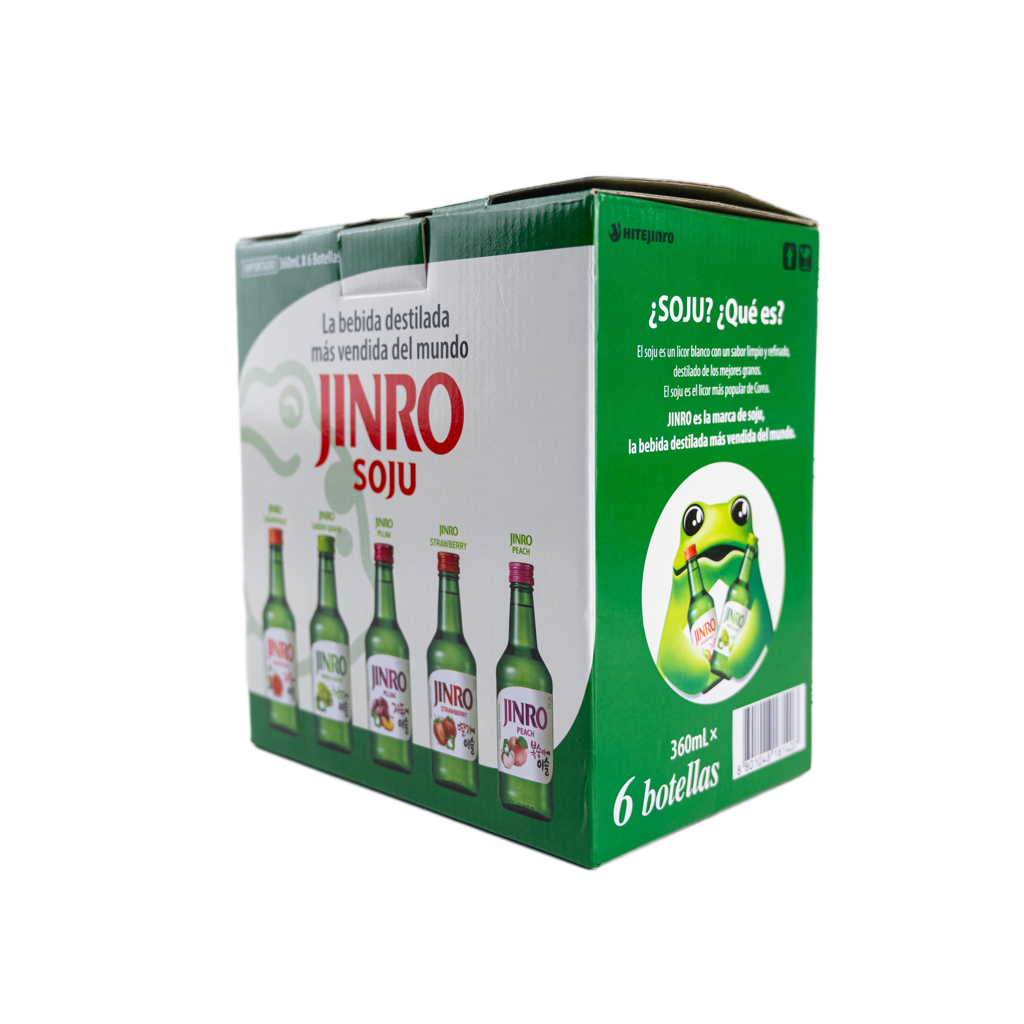 SOJU JINRO 6 PACK - 진로 소주 6팩