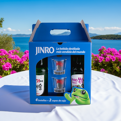 Jinro Pack 4 + Dos Copitas