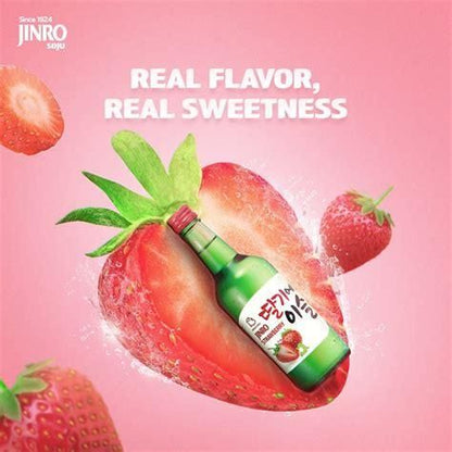 Caja Jinro Strawberry Soju (20) - 진로 딸기에 이슬
